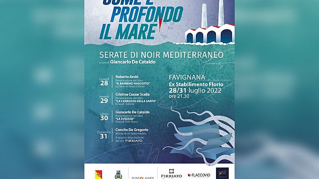 Favignana, dal 28 al 31 luglio 