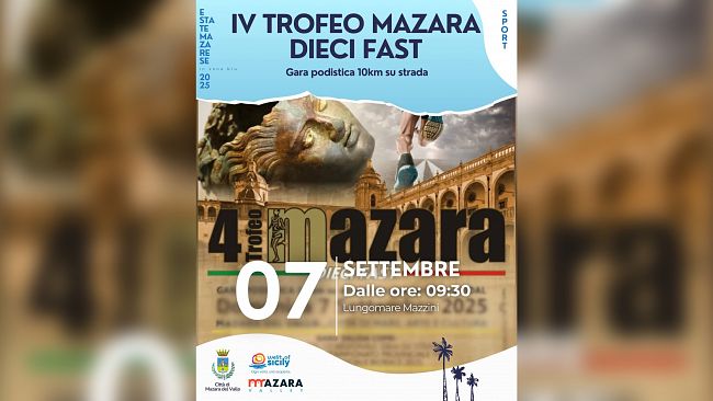 Mazara, tutto pronto per il 4° Trofeo Mazara Dieci Fast
