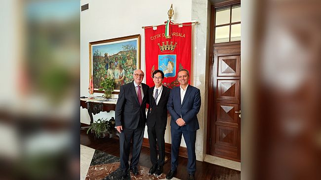 Marsala, il numero 2 dell’ambasciata giapponese ricevuto al Palazzo municipale 