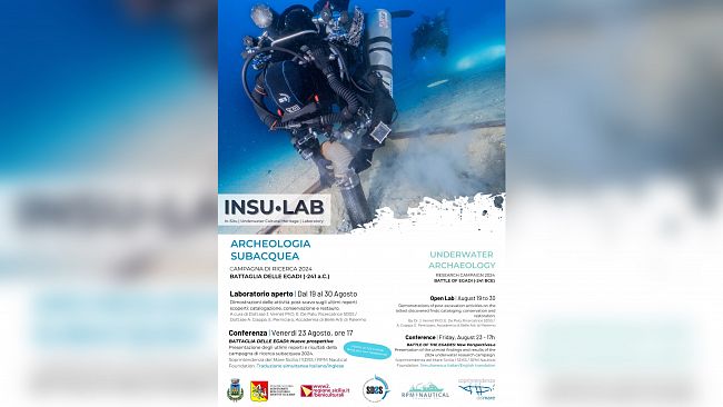 Al via a Favignana INSU●LA, il laboratorio di archeologia subacquea aperto al pubblico