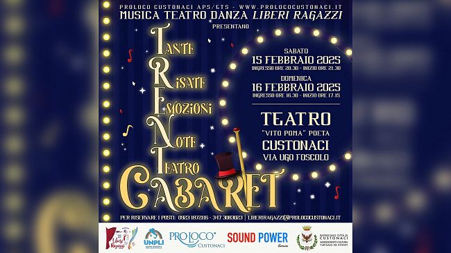 Custonaci, 30 anni di sogni: i Liberi Ragazzi tornano al Teatro Vito Poma