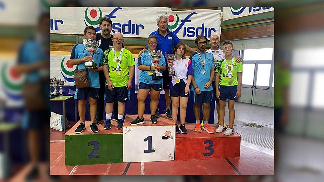 “Mimì Rodolico” campione d’Italia 2022 di serie “A” FISDIR di tennis tavolo