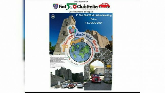 Domenica ad Erice il primo “Fiat 500 World Wide Meeting”