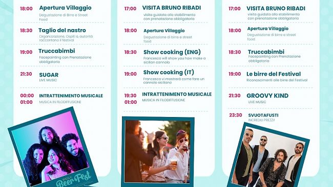 Sicily Beer Fest: dal 17 al 19 luglio a Terrasini 