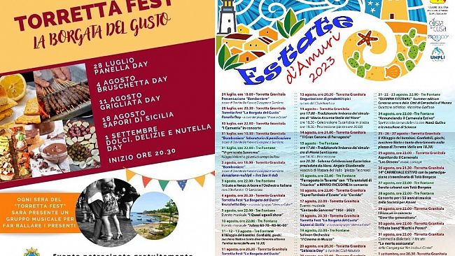 A Torretta, stasera, “cantando Sanremo”, domani “Sapori di Sicilia”