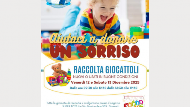 Marsala, da Super Toys due giornate dedicate alla raccolta di giocattoli per beneficenza