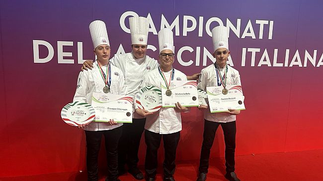 ​Campionati della Cucina Italiana 2024, Podio per gli studenti dell’IPSEOA “V. Titone”di Castelvetrano
