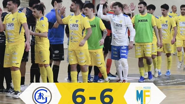 Futsal Mazara, pareggio amarissimo in trasferta contro la Gear Piazza Armerina 
