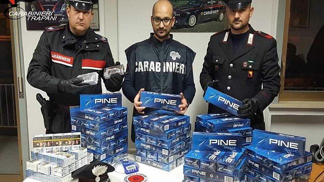 Mazara, operazione antidroga e contrabbando: due arresti