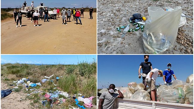 Mazara, i ragazzi di “Libera la solidarietà” hanno pulito dai rifiuti l’area di Capofeto