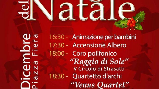 “I Picciotti di Strasatti” riportano in Piazza Fiera “La Magia del Natale”