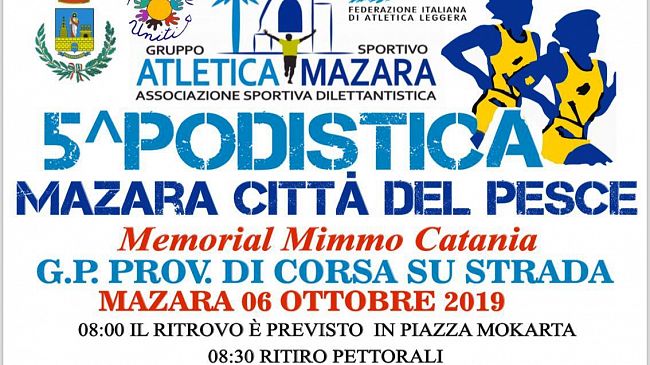 Mazara, domani la Gara Podistica “Memorial Mimmo Catania”