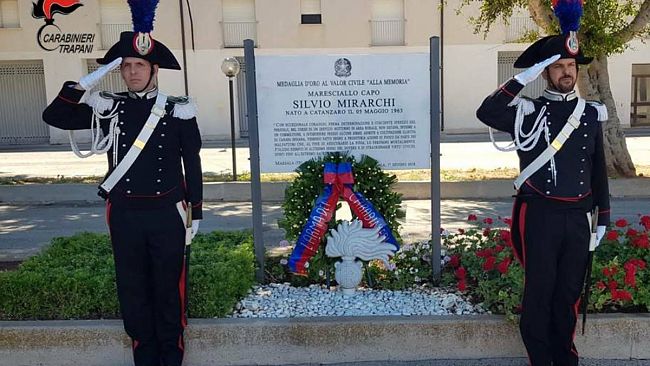 Marsala, commemorato il Maresciallo Capo Silvio Mirarchi a quattro anni dall’uccisione