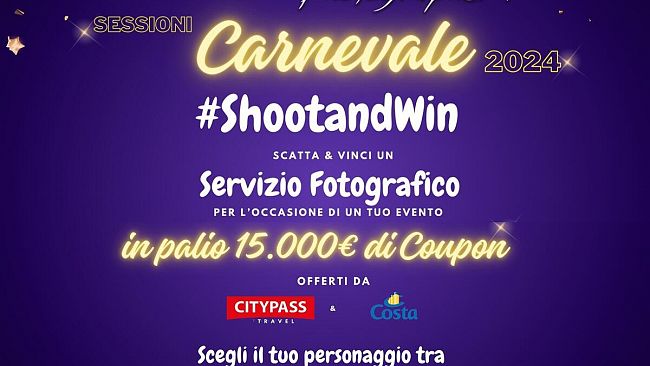 Nuovi locali per lo studio fotografico di Carmelo Certa, ed in palio buoni crociera per 15mila euro