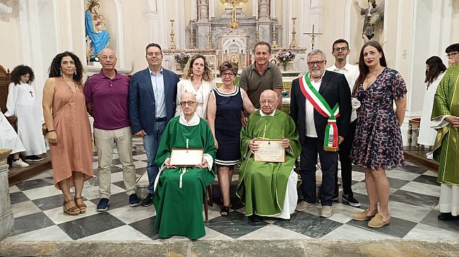 Conferimento della cittadinanza onoraria a Padre Carlo Fadale e Padre Alfredo Damiano Cingolani