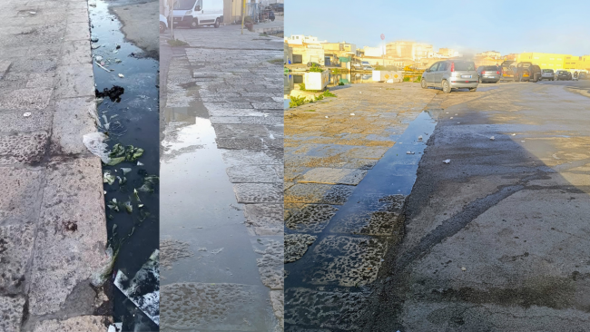 Mazara, il degrado di piazzetta scalo tra odori nauseabondi e rischi sanitari