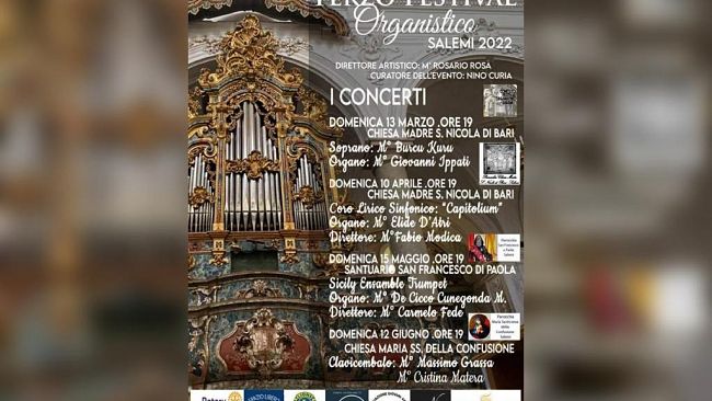 Salemi. Al via il terzo Festival Organistico