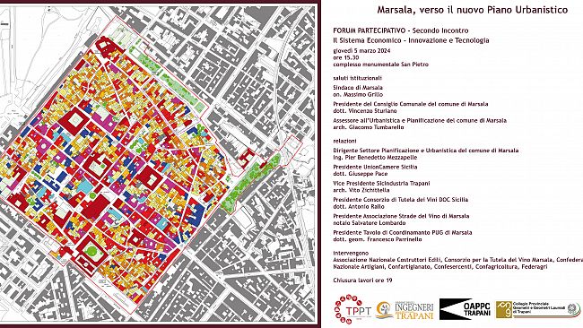 Secondo incontro sul Piano Urbanistico Generale del Comune di Marsala
