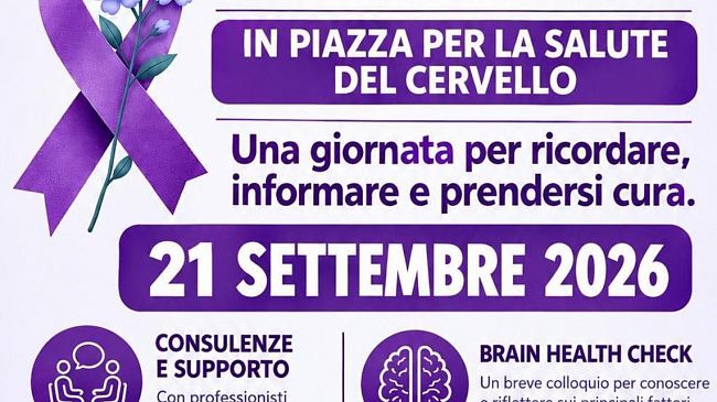Alzheimer, la prevenzione scende in piazza: a Trapani una mattina per la salute del cervello