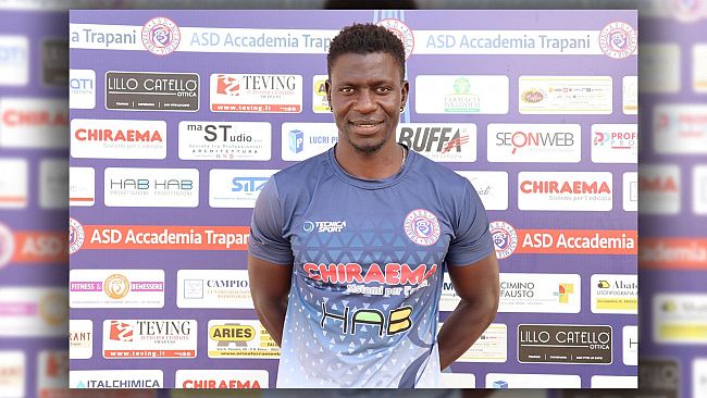 Lamin Jarju è un nuovo difensore dell’Asd Accademia Trapani