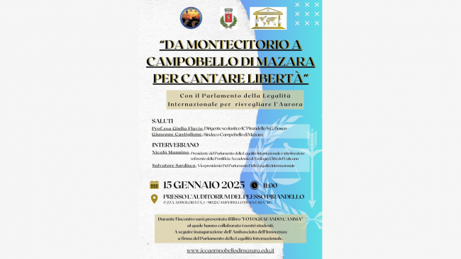 Il 15 gennaio l'incontro 