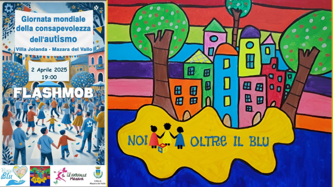 Mazara celebra la ​Giornata Mondiale per la consapevolezza sull'autismo con un flash mob