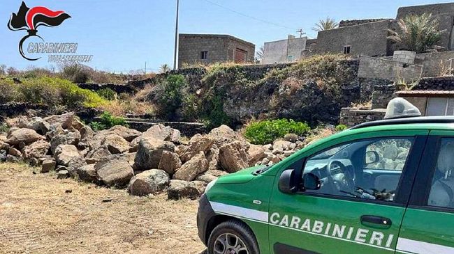 Pantelleria: controlli sulle attività edilizie in aree protette