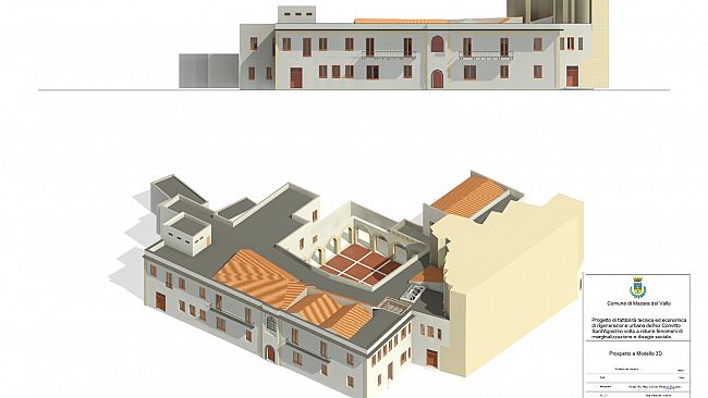 Mazara, fondi del Pnrr per la ristrutturazione dell'ex convitto Sant'Agostino