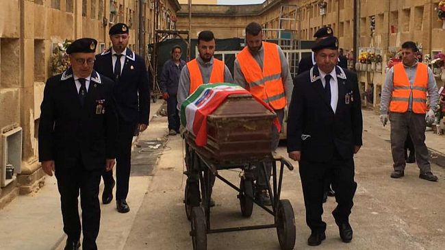 Mazara, traslata la salma di Natale Gallo caduto per la patria nel 1942