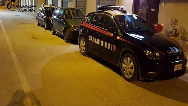 Rubano un’autovettura arrestati dai Carabinieri di Mazara 2 castelvetranesi