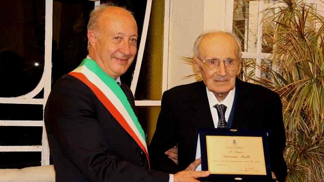 Marsala, Antonino Rallo nuovo nonnino centenario: risiede in via Armando Diaz