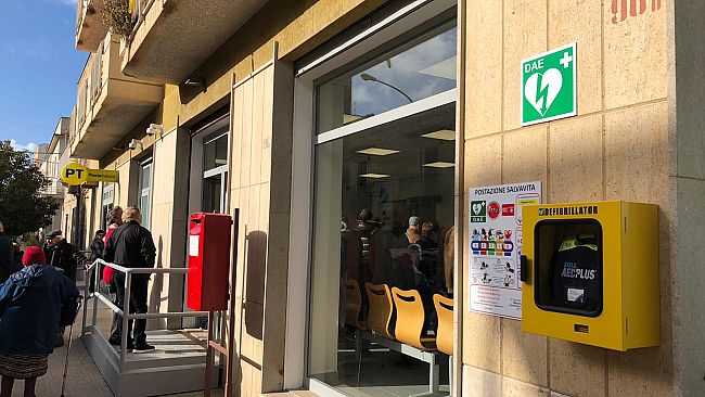 Paceco, installato un nuovo defibrillatore pubblico
