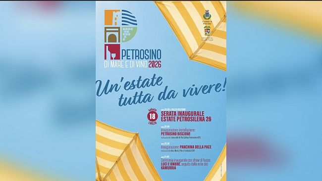 Domani prende il via l'Estate Petrosilena 2026