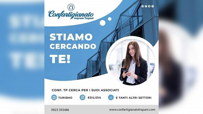 Confartigianato Trapani, per conto di un’ azienda associata si ricerca personale addetto alla consegna