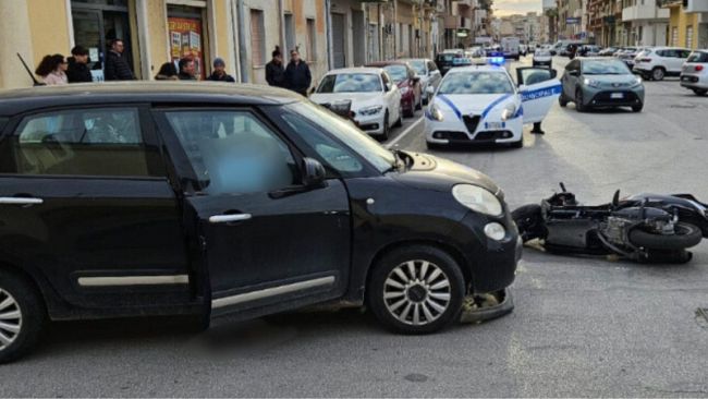 Incidente in via Cofano a Trapani: ferito un giovane 