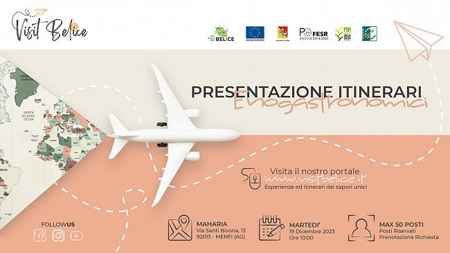 Il Club di Prodotto Terre della Valle del Belice presenta gli itinerari enogastronomici della Valle del Belice