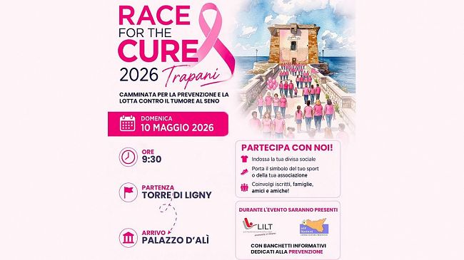 ​Trapani. In marcia nel centro storico per la prevenzione dei tumori al seno