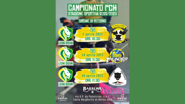 L’hockey su carrozzina torna nella città del Gattopardo