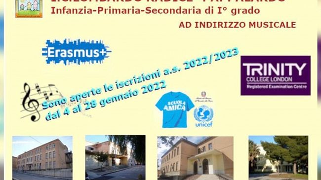 Una scelta per il futuro: aperte le iscrizioni all’i.c. Radice-Pappalardo