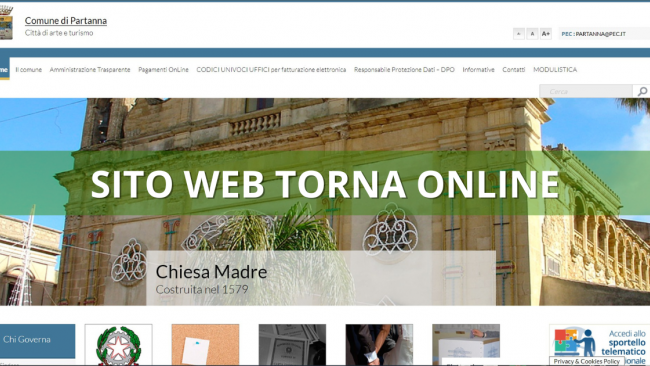 partanna-il-sito-web-del-comune-torna-online-problema-risolto