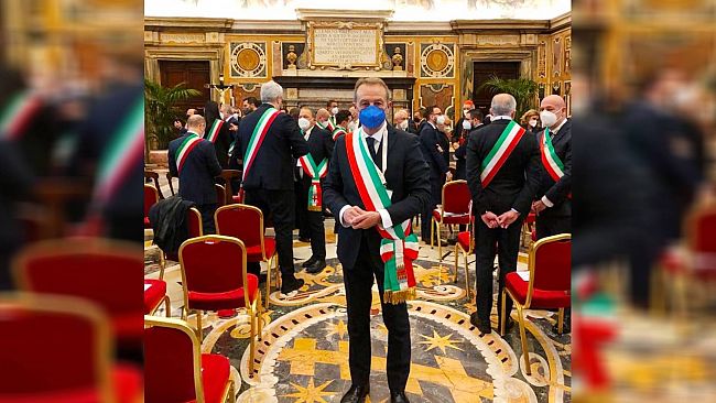 Il sindaco Tranchida in udienza da Papa Francesco