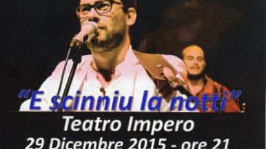 Mario Incudine all’impero. Prevista una raccolta di fondi per l’acquisto di giochi per disabili