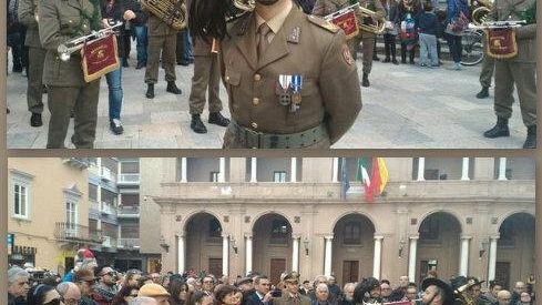 Successo per la fanfara dei bersaglieri che si è esibita in  Piazza della Repubblica