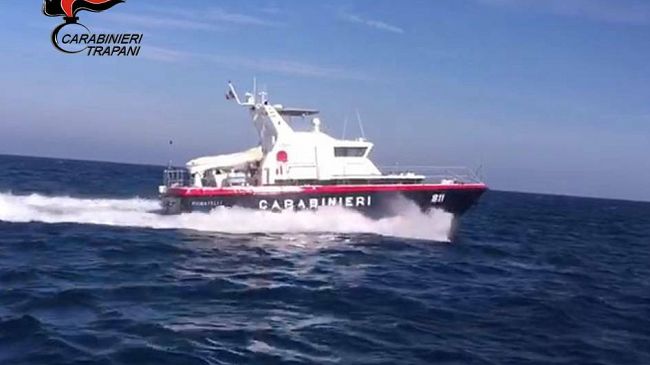 Trapani: altro sequestro di prodotti ittici operato dalla motovedetta cc811 di Trapani