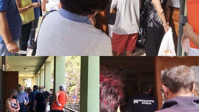 Assembramenti e situazione fuori controllo alla Cittadella della Salute