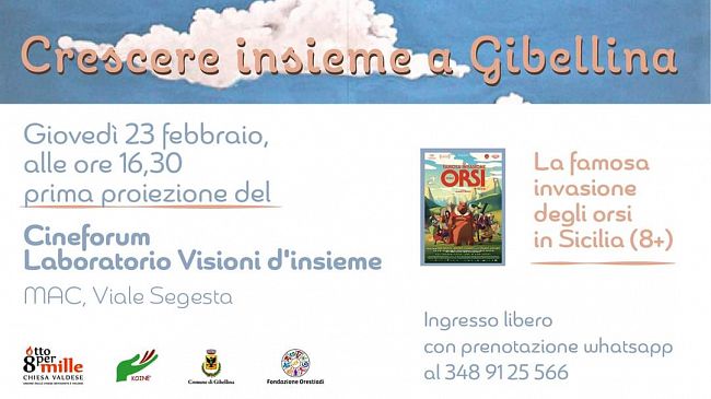 Al via a Gibellina il cineforum