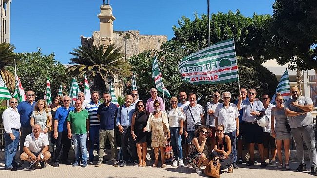 Sicurezza, a Trapani il sit in della Cisl 