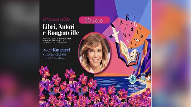 San Vito Lo Capo. A “Libri, autori e bouganville” un viaggio nella rivoluzione femminile con Marzia Roncacci