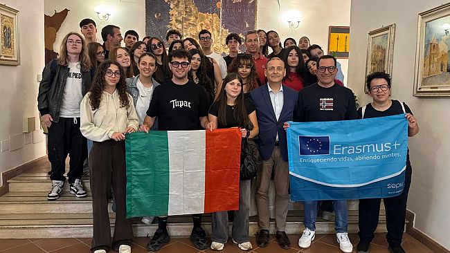 Mazara, progetto Erasmus: il sindaco Quinci accoglie la delegazioni italiana e spagnola