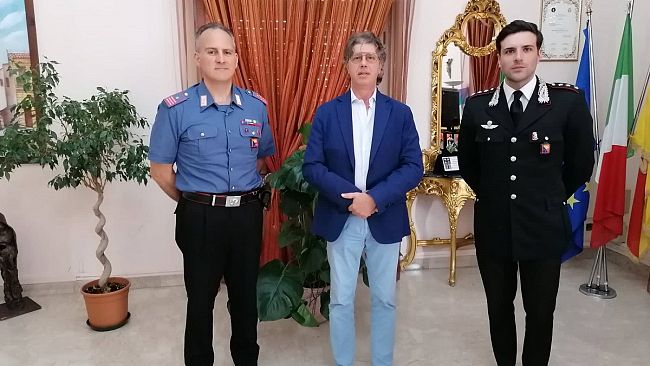 Il sindaco Castiglione incontra il nuovo comandante dei Carabinieri